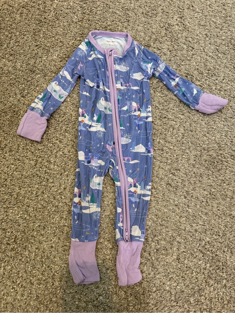 Little Sleepies Ice Princess Zippy 0-3 month